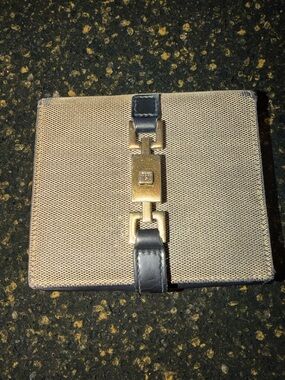 Gucci Wallet JACKIE Bifold Wallet with gold tone hardware, Made in Italy